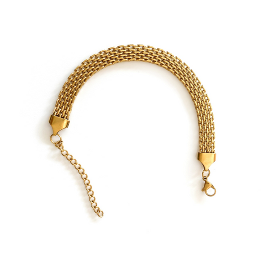 Gold Plated Band Bracelet